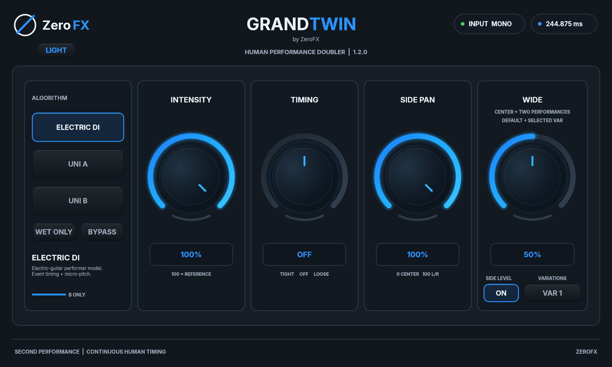 GRANDTWIN interface